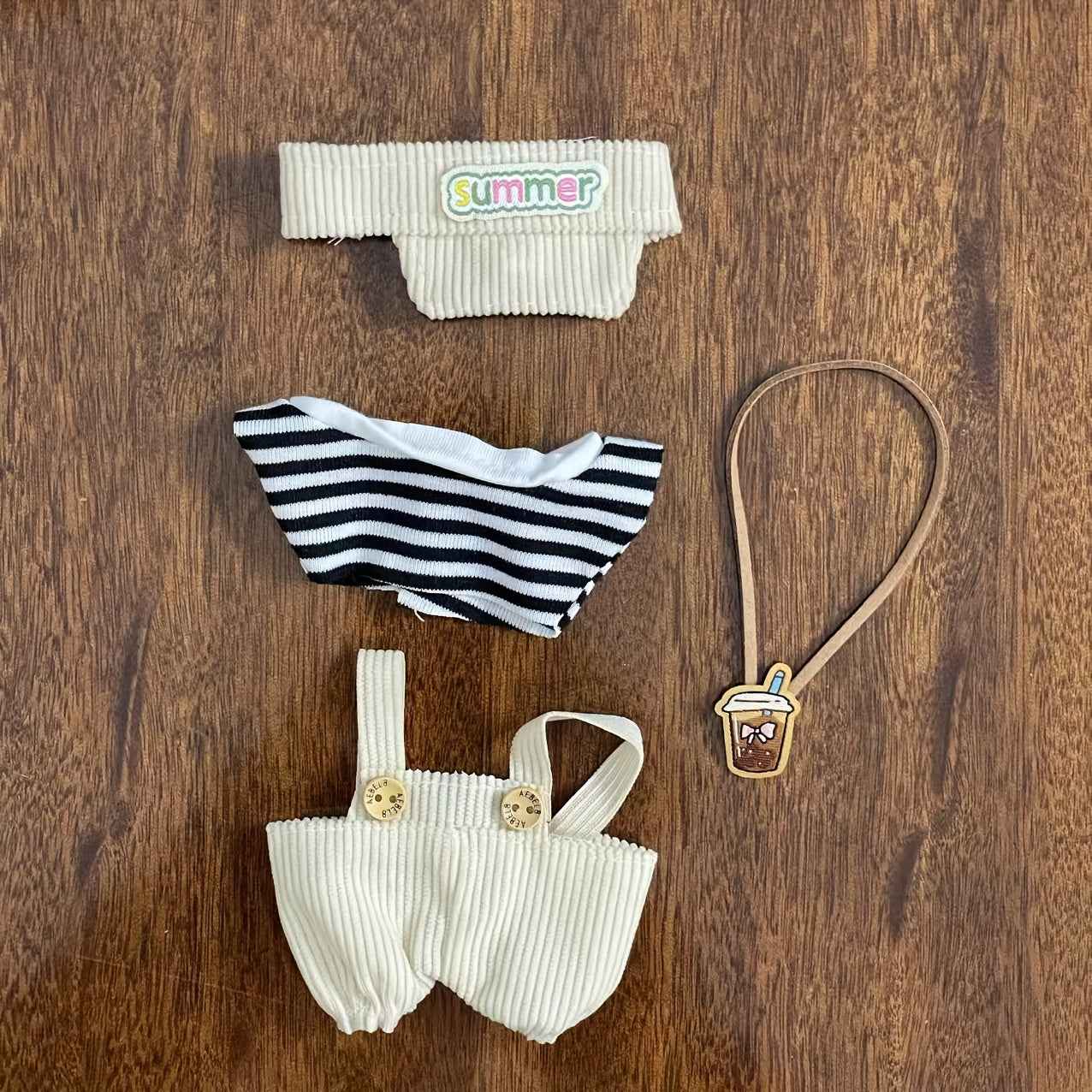 ☁️ Tenue Nuage Étoilé – Élégance Douce pour Labubu