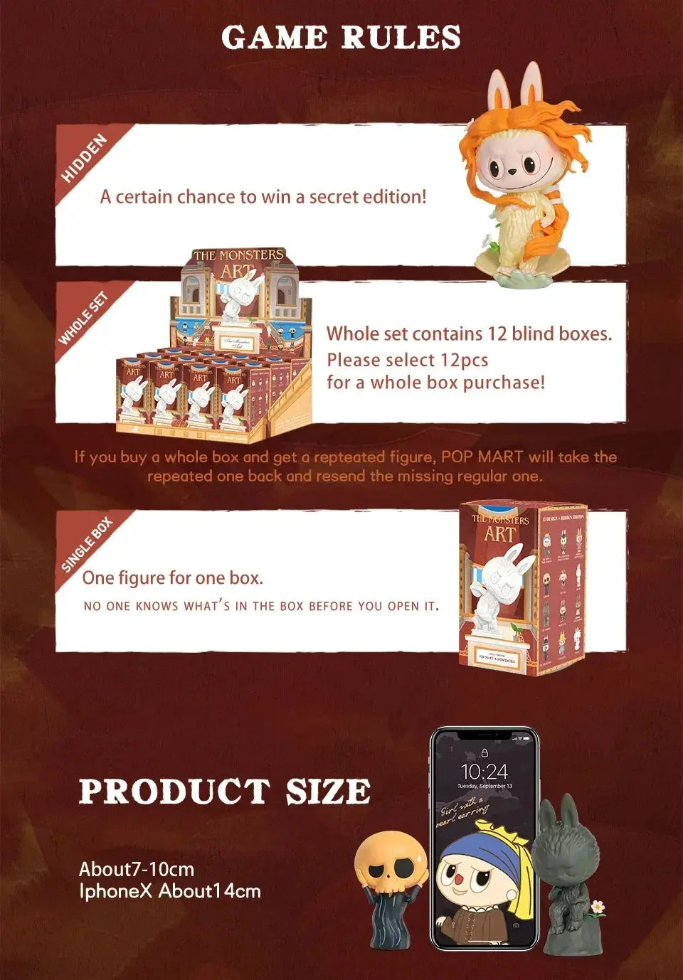 🎨 Figurine Art Series Monstre – Labubu SiriuS