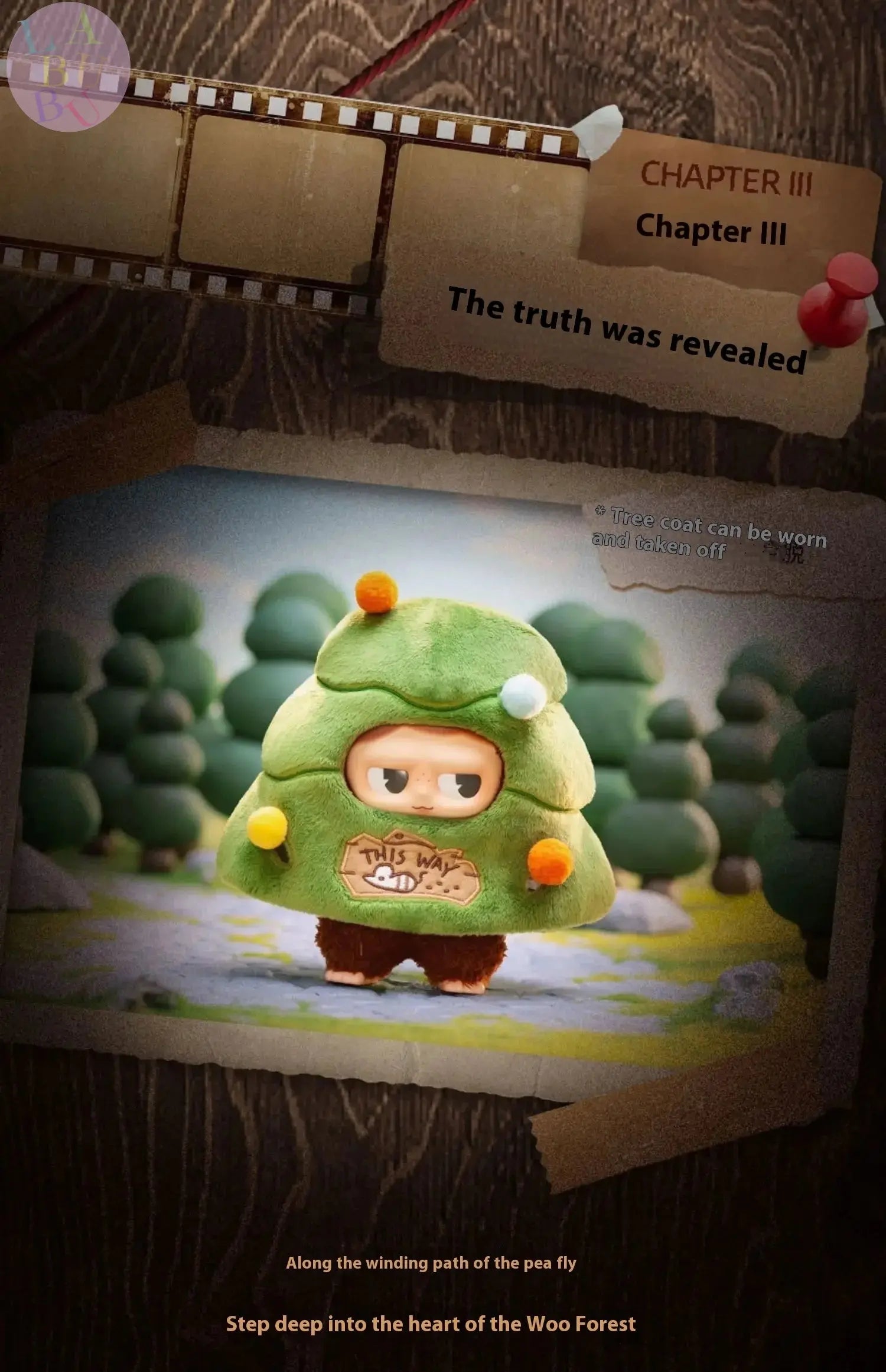 🌲✨ JABUBU – Pendentif Kawaii "Forest Town" en Boîte Mystère SiriuS