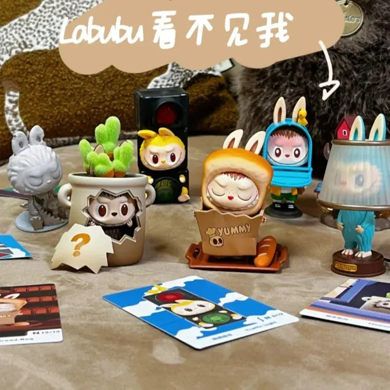 🎁 Labubu Monstres – Série Presque Cachée | Boîte Surprise Kawaii (12 Modèles Uniques) SiriuS