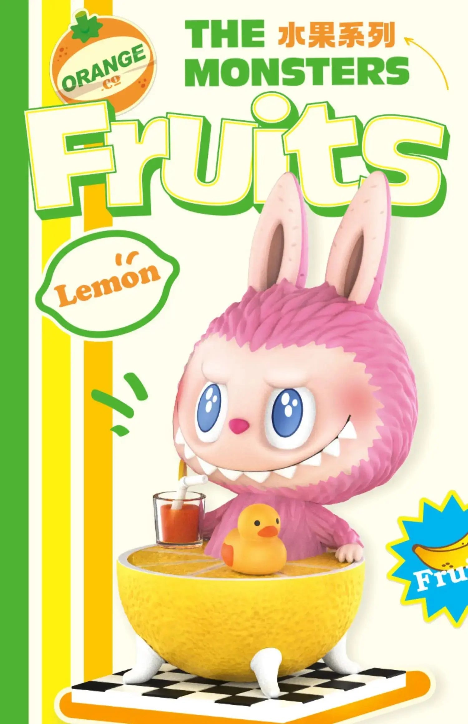 🍓 POP MART Labubu – The Monsters Fruit Series | Boîte Mystère Figurines Kawaii 9–10 cm | Collection Aléatoire Surprise SiriuS