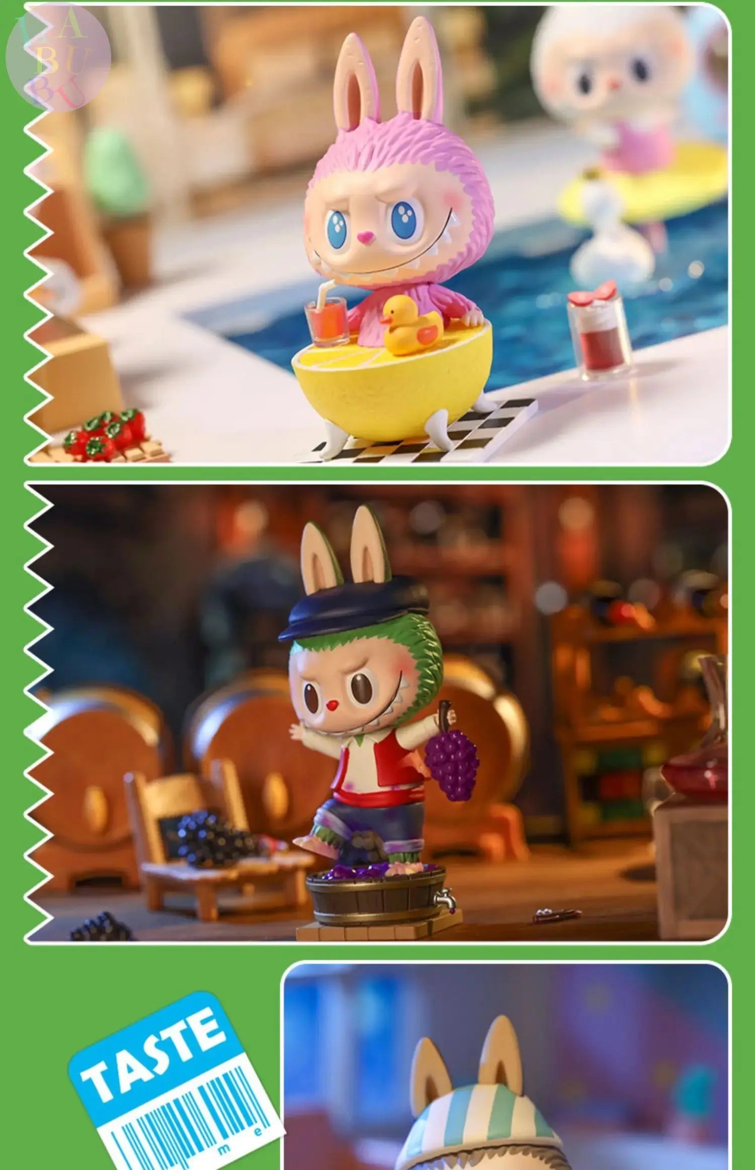 🍓 POP MART Labubu – The Monsters Fruit Series | Boîte Mystère Figurines Kawaii 9–10 cm | Collection Aléatoire Surprise SiriuS