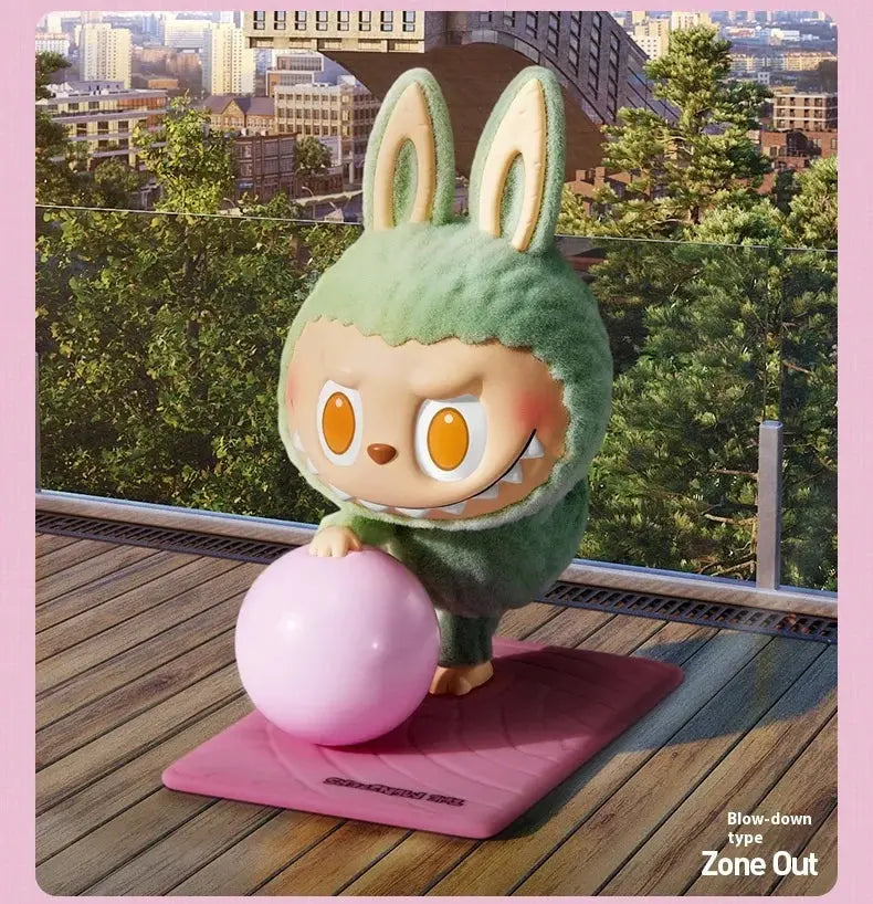 🧘♂️ Pop Mart Labubu – Figurine "Yoga Lazy SiriuS