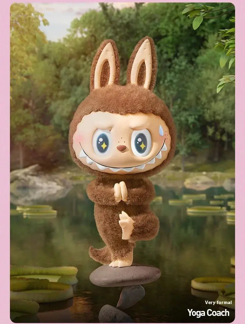 🧘♂️ Pop Mart Labubu – Figurine "Yoga Lazy SiriuS