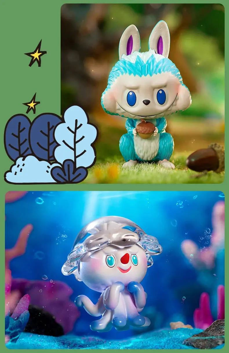 🦊 Labubu Monstre Animaux – Figurine Décorative & Cadeau Surprise SiriuS