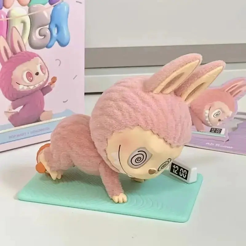 🧘 Figurine Labubu Lazy Yoga – Boîte Surprise Kawaii SiriuS