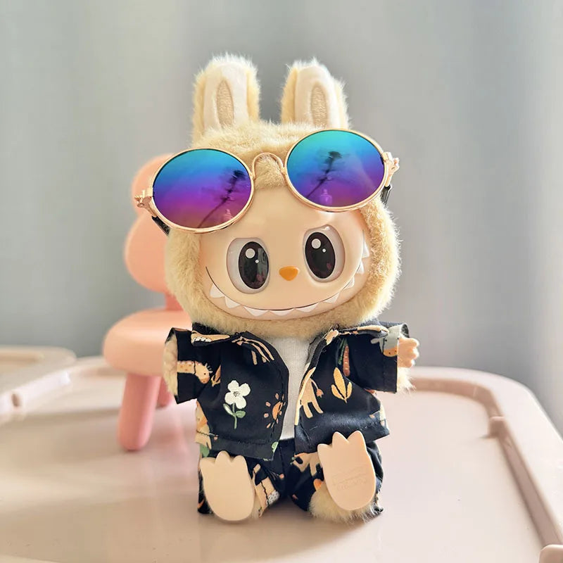 🌺 Ensemble de vêtements de luxe Hawaï pour Labubu V1/V2 – Vacances stylées au bout des doigts ! - SiriuS