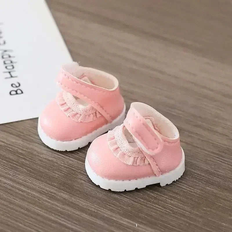 🎀 Vêtements Mini Poupée Labubu – Ensemble Rose Douillet avec Jupe en Laine - SiriuS