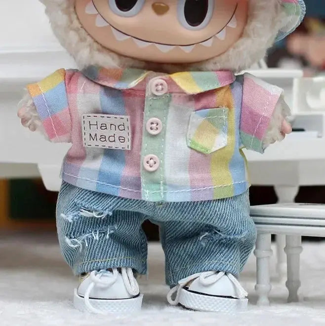 đ Chemise en Denim Labubu â Combo Ădgy pour PoupĂ©es 15/17 cm đ„ - SiriuS