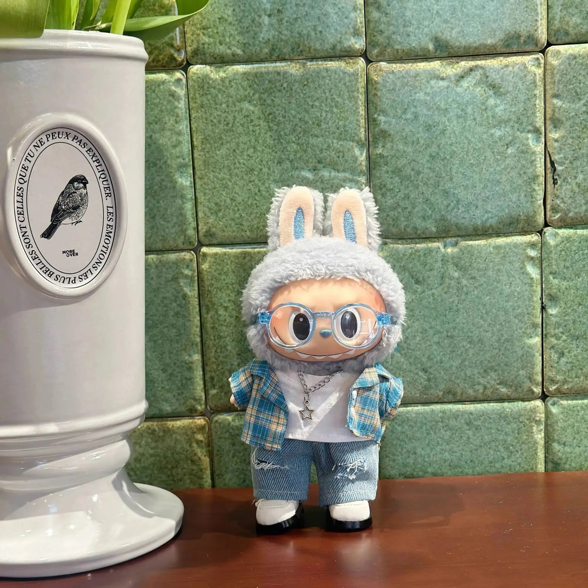 đ Chemise en Denim Labubu â Combo Ădgy pour PoupĂ©es 15/17 cm đ„ - SiriuS
