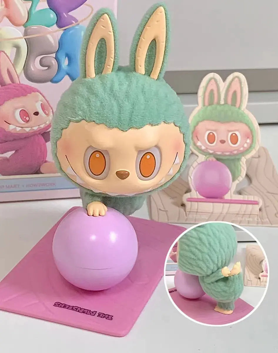 🧘 Figurine Labubu Lazy Yoga – Boîte Surprise Kawaii SiriuS