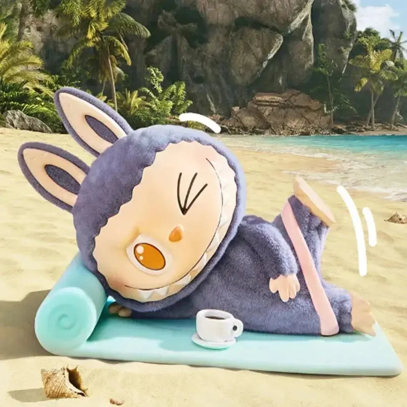 🧘 Figurine Labubu Lazy Yoga – Boîte Surprise Kawaii SiriuS