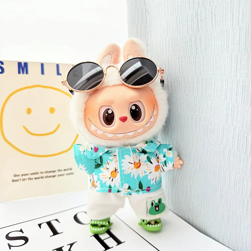 🌺 Ensemble de vêtements de luxe Hawaï pour Labubu V1/V2 – Vacances stylées au bout des doigts ! - SiriuS