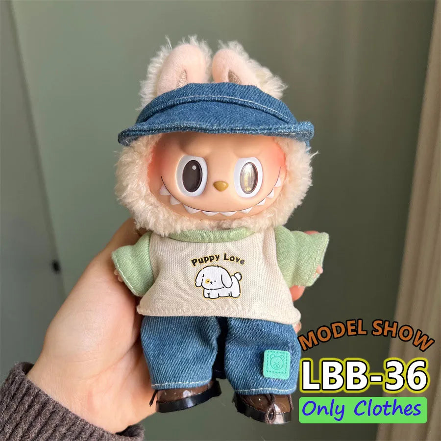 đ Jupe & Cape ĂlĂ©gante pour PoupĂ©e Labubu â Taille 17 cm - SiriuS