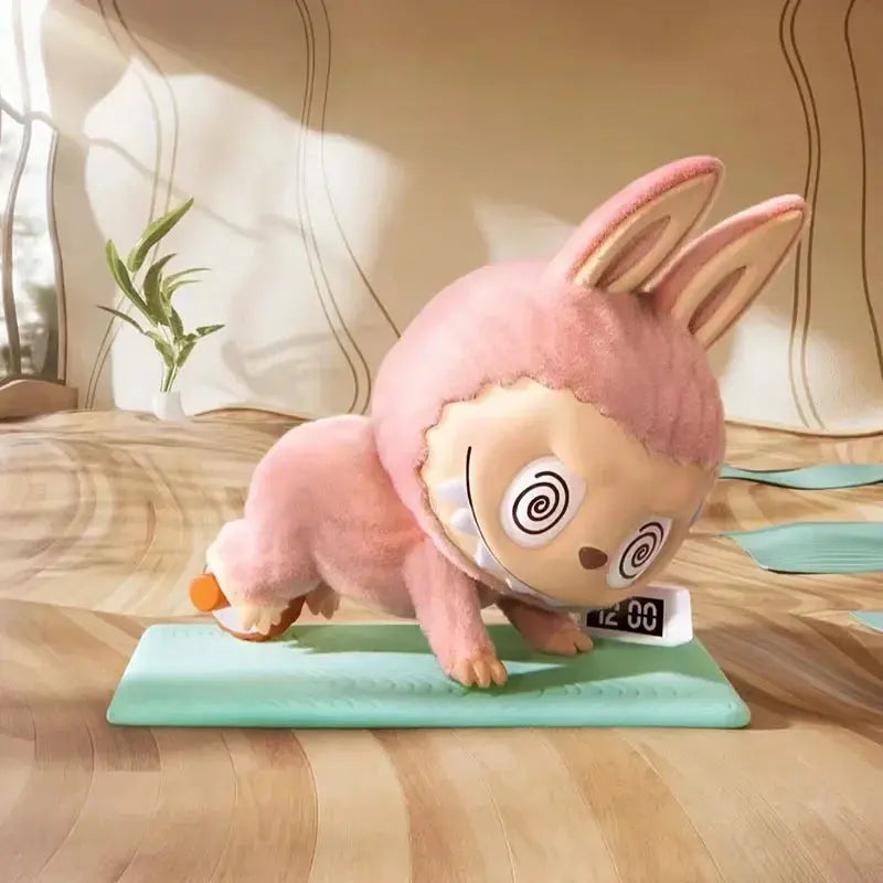 🧘 Figurine Labubu Lazy Yoga – Boîte Surprise Kawaii SiriuS
