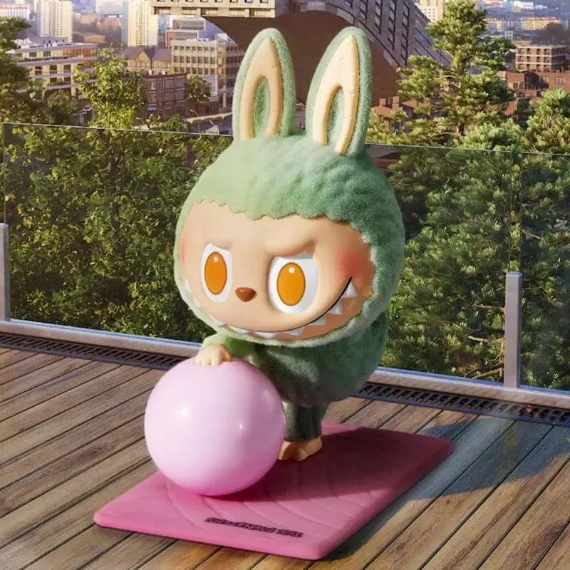 🧘 Figurine Labubu Lazy Yoga – Boîte Surprise Kawaii SiriuS