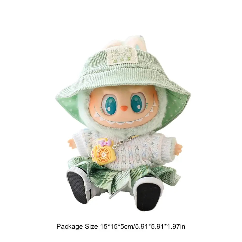 🎀Vêtements Labubu 17cm – Ensemble Kawaii pour Labubu 🎀 SiriuS