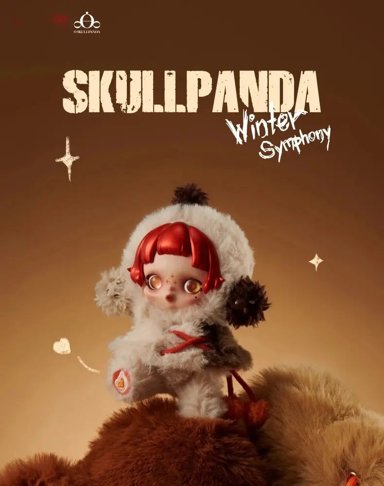 ❄️ SKULLPANDA - Hiver Enchanté : Poupée Pendentif de Collection - SiriuS