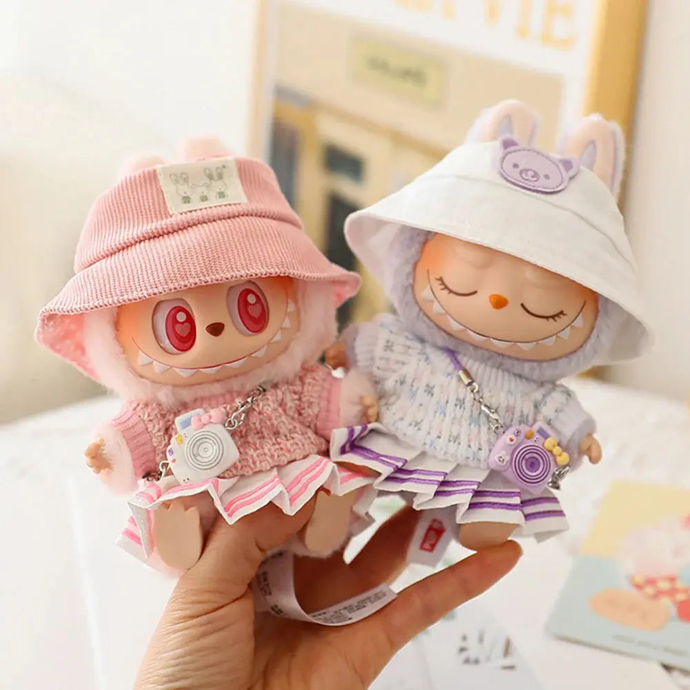 🎀Vêtements Labubu 17cm – Ensemble Kawaii pour Labubu 🎀 SiriuS