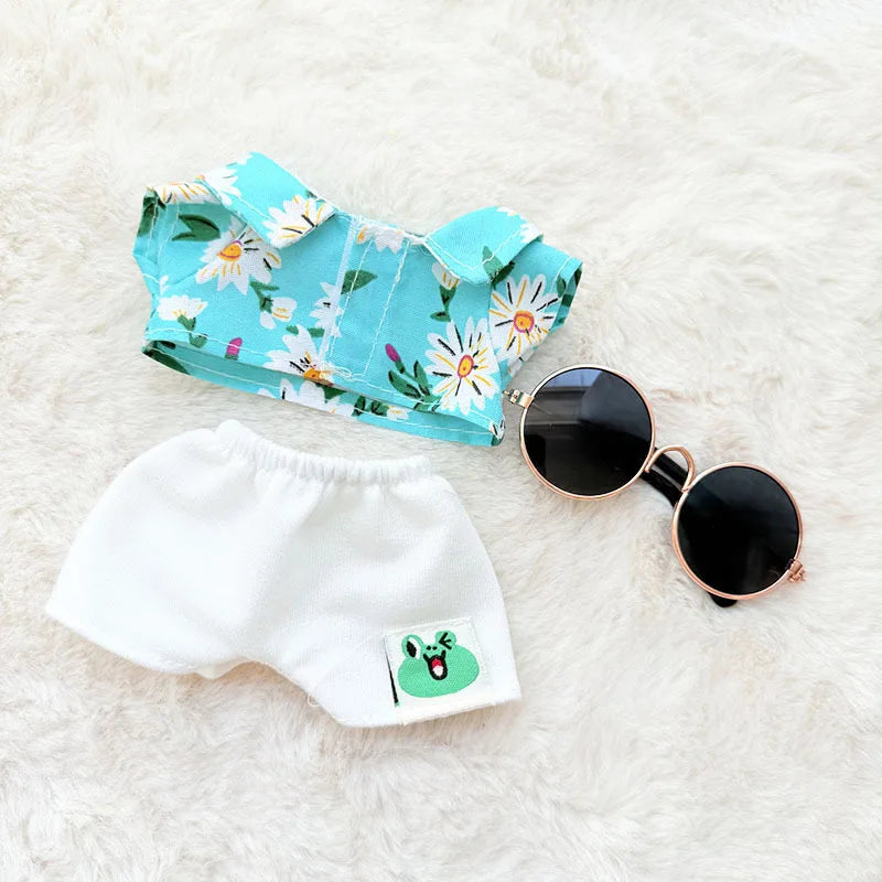 🌺 Ensemble de vêtements de luxe Hawaï pour Labubu V1/V2 – Vacances stylées au bout des doigts ! - SiriuS
