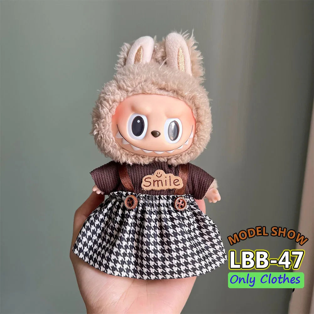 đ Jupe & Cape ĂlĂ©gante pour PoupĂ©e Labubu â Taille 17 cm - SiriuS