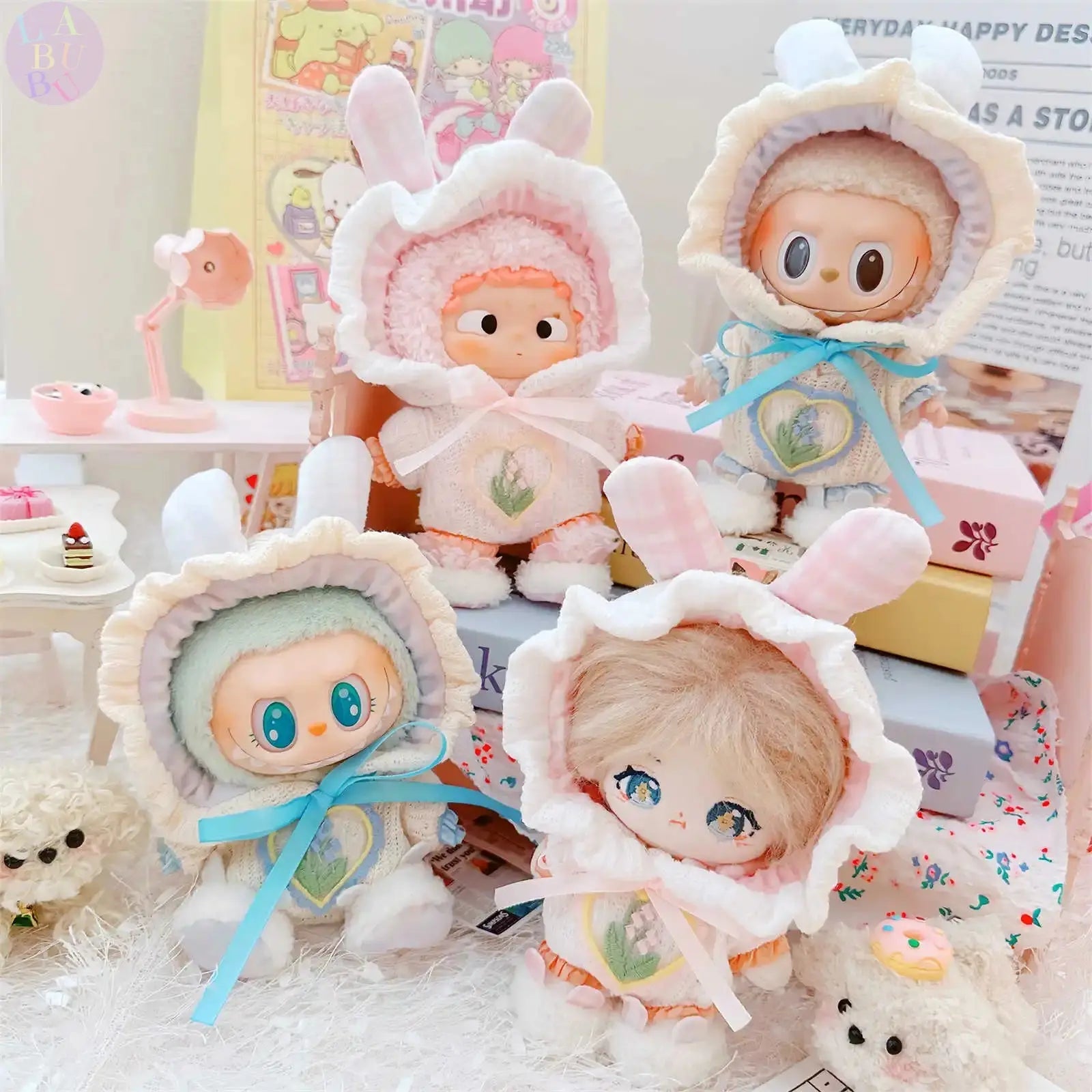 👗🎤 Vêtements Labubu 17cm – Mode Kpop pour Petits Stylistes ! - SiriuS