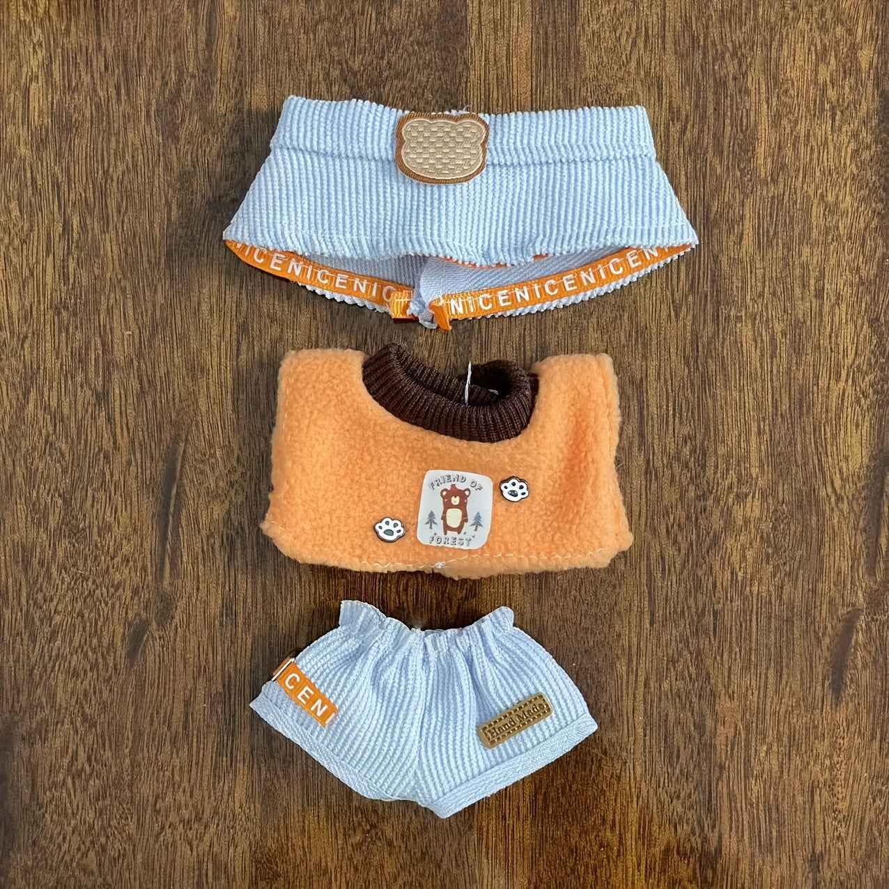 ☁️ Tenue Nuage Étoilé – Élégance Douce pour Labubu