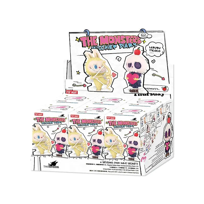 🌟 Figurine Kawaii Labubu | Série Mischief Diary – POP MART (Boîte Mystère) SiriuS