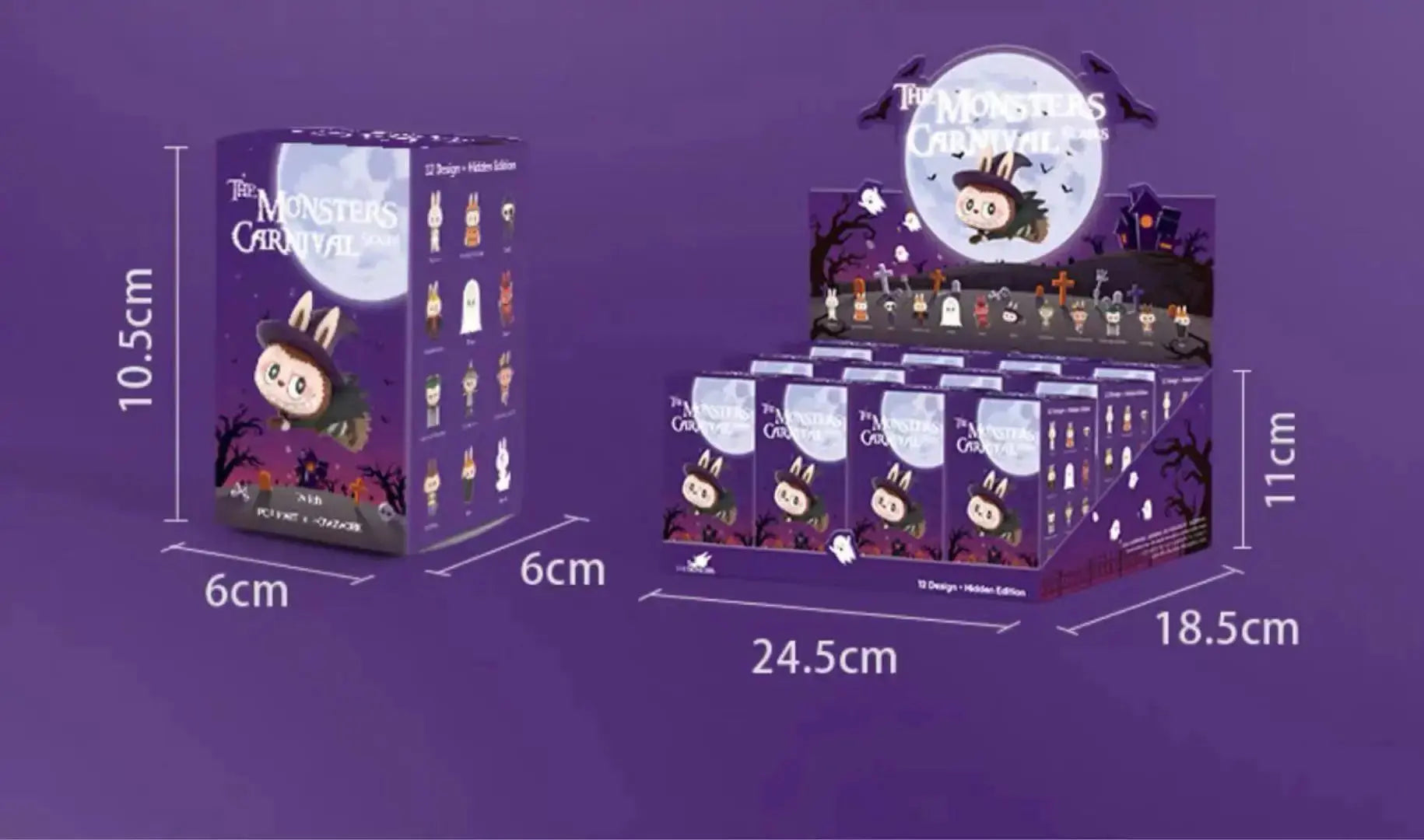 🎃 Figurine de Monstre Halloween Labubu – Boîte Mystère SiriuS