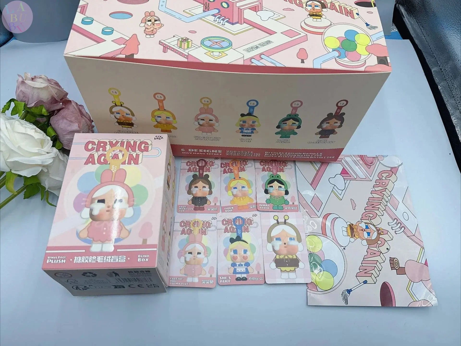 🌸Labubu Émotion Surprise – Crybaby Collector (Blind Box) - SiriuS