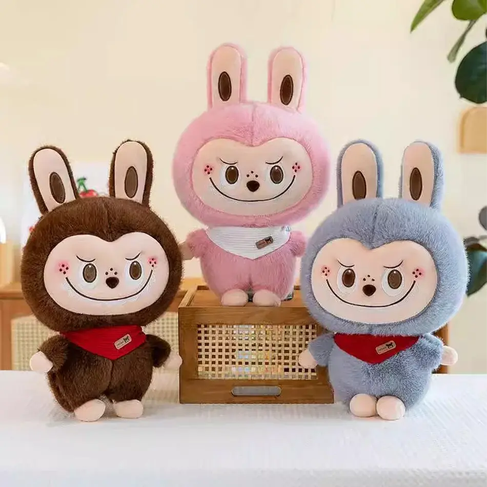 🧸 Labubu Géant 25 cm – Doudou Câlin et Réconfort Doux pour Enfants SiriuS