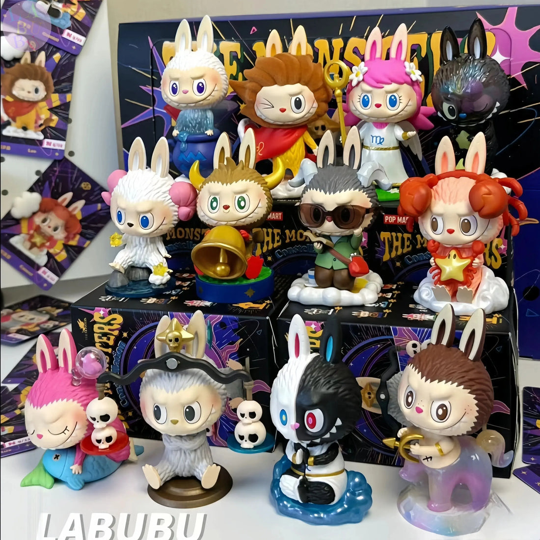 ✨ Labubu Zimomo – Figurine Action Kawaii | Série Constellation (9 cm) SiriuS