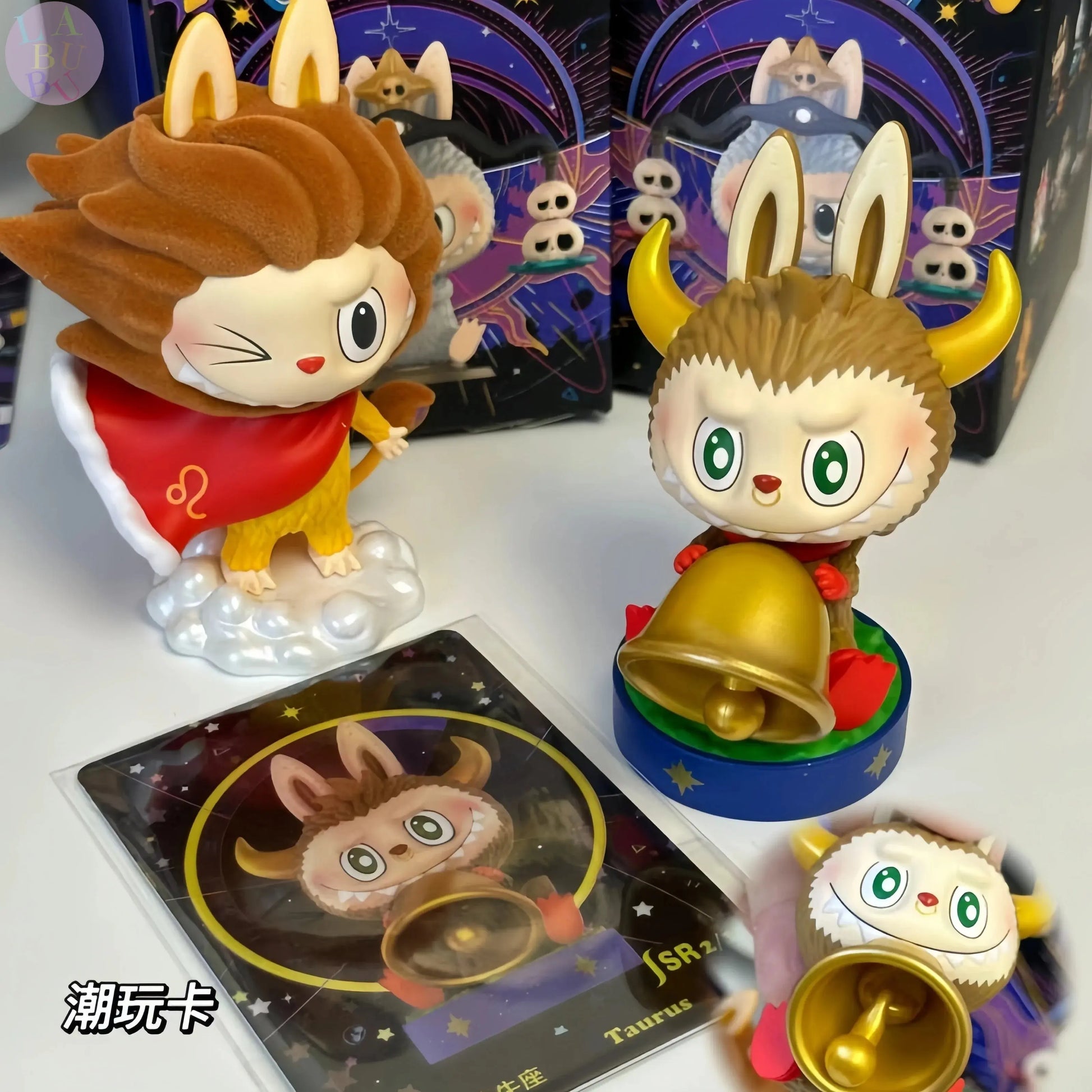 ✨ Labubu Zimomo – Figurine Action Kawaii | Série Constellation (9 cm) SiriuS