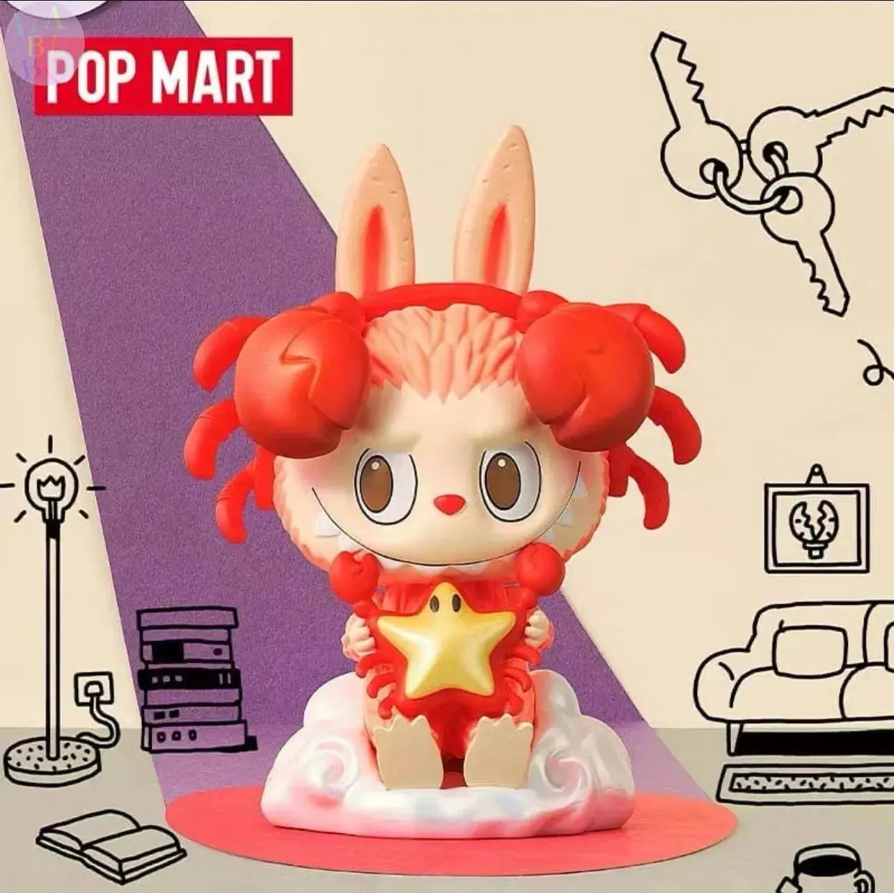 ✨ Labubu Zimomo – Figurine Action Kawaii | Série Constellation (9 cm) SiriuS