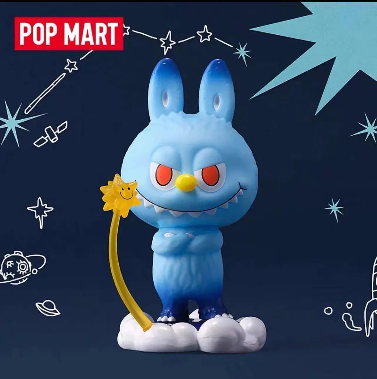 ✨ Labubu Zimomo – Figurine Action Kawaii | Série Constellation (9 cm) SiriuS