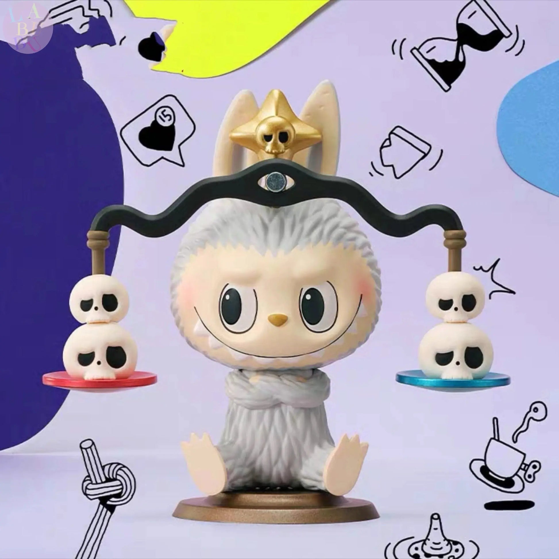 🌌 Labubu – Figurines d'Action | Série Constellation des Monstres (9 cm) SiriuS