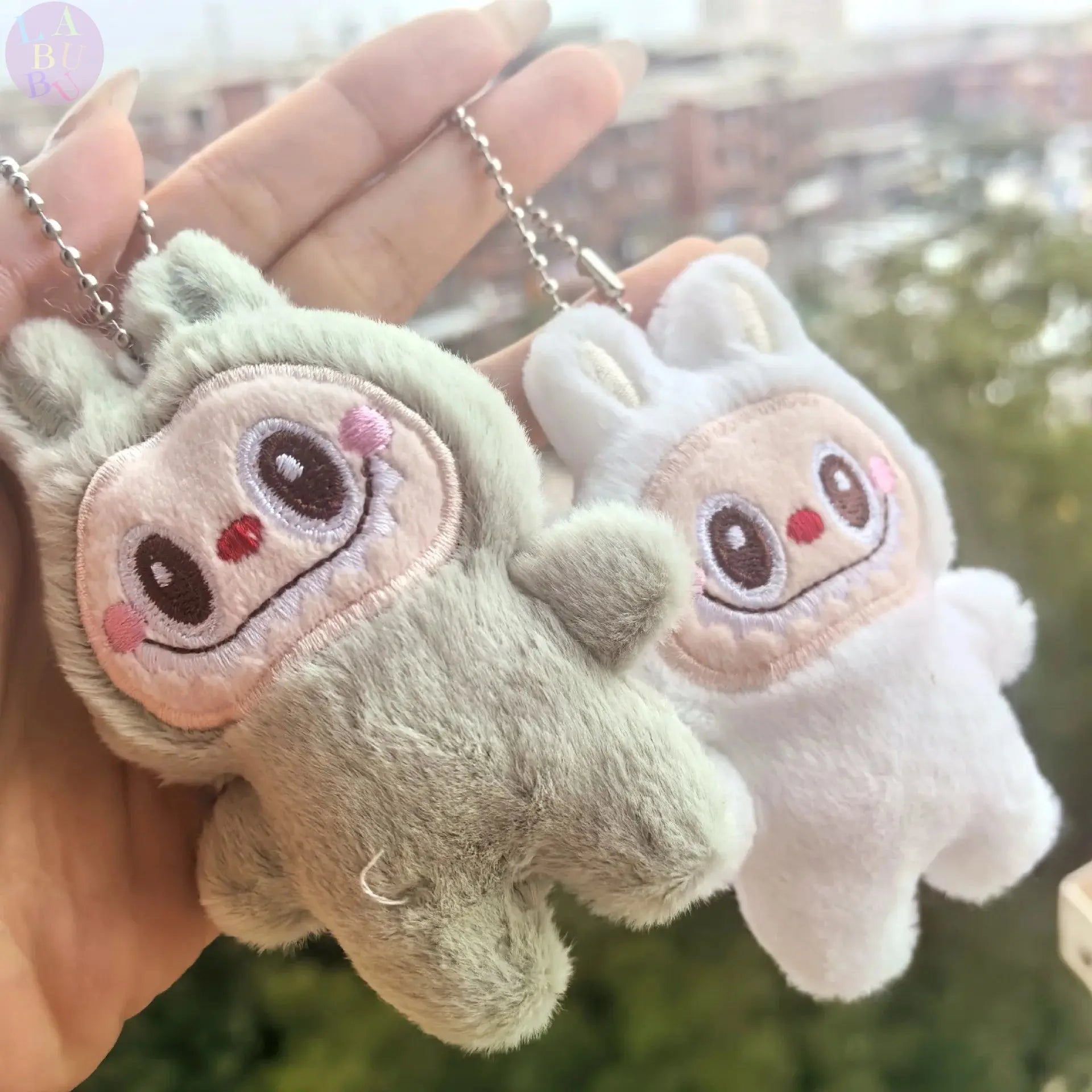 🧸 Labubu – Set de 30 Porte-clés Plush Blind Box Kawaii - SiriuS