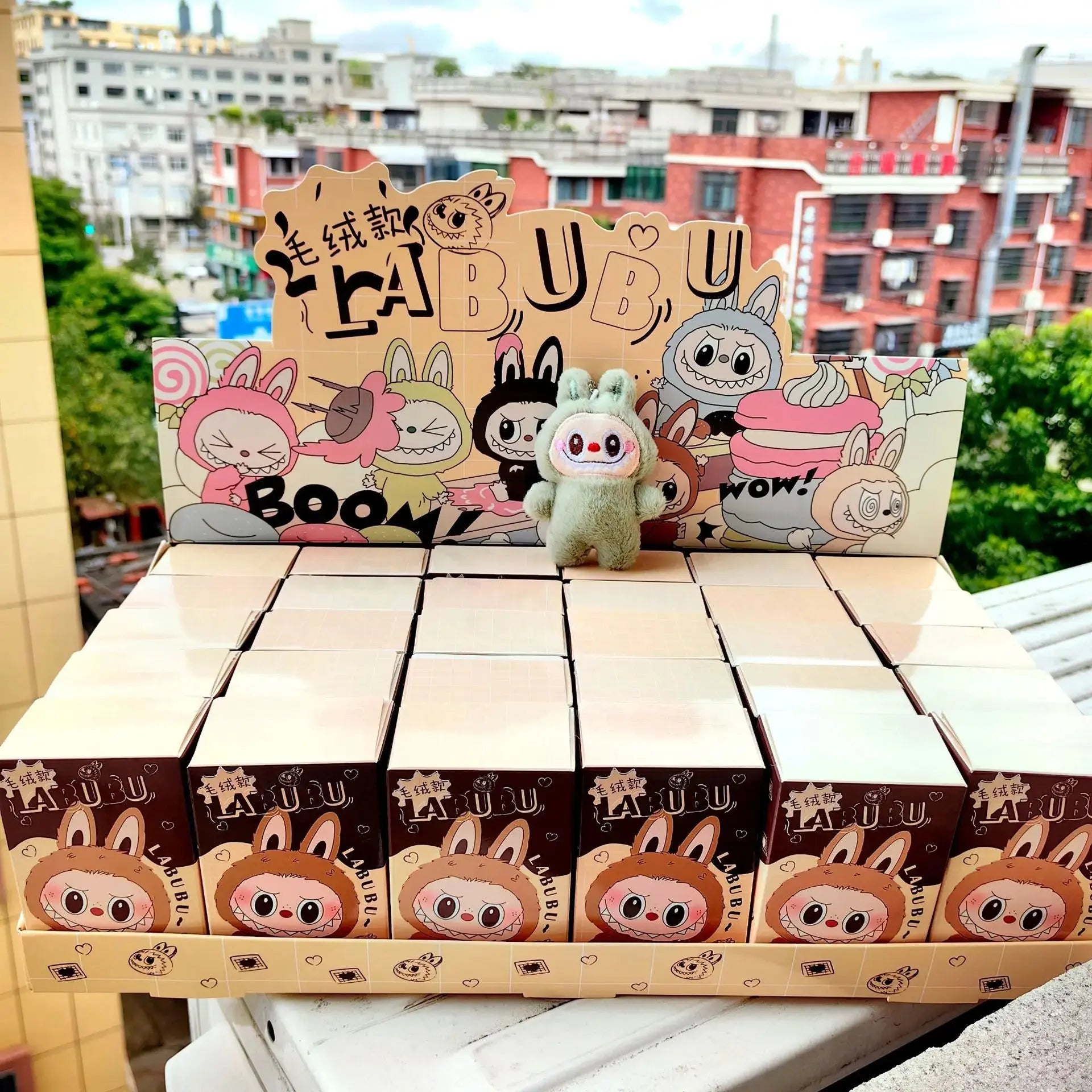 🧸 Labubu – Set de 30 Porte-clés Plush Blind Box Kawaii - SiriuS