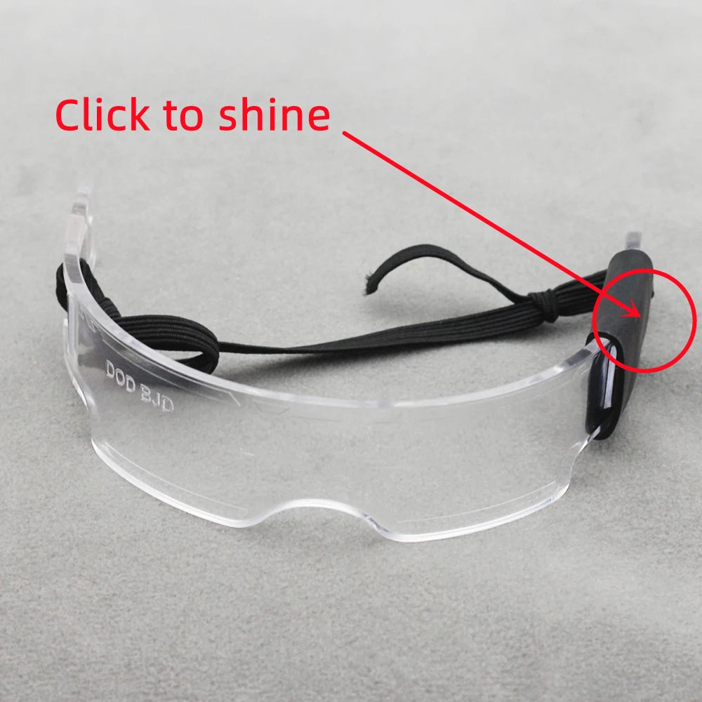 🌈 Lunettes Lumineuses DIY pour Poupées LABUBU – Taille 15 à 20 cm - SiriuS