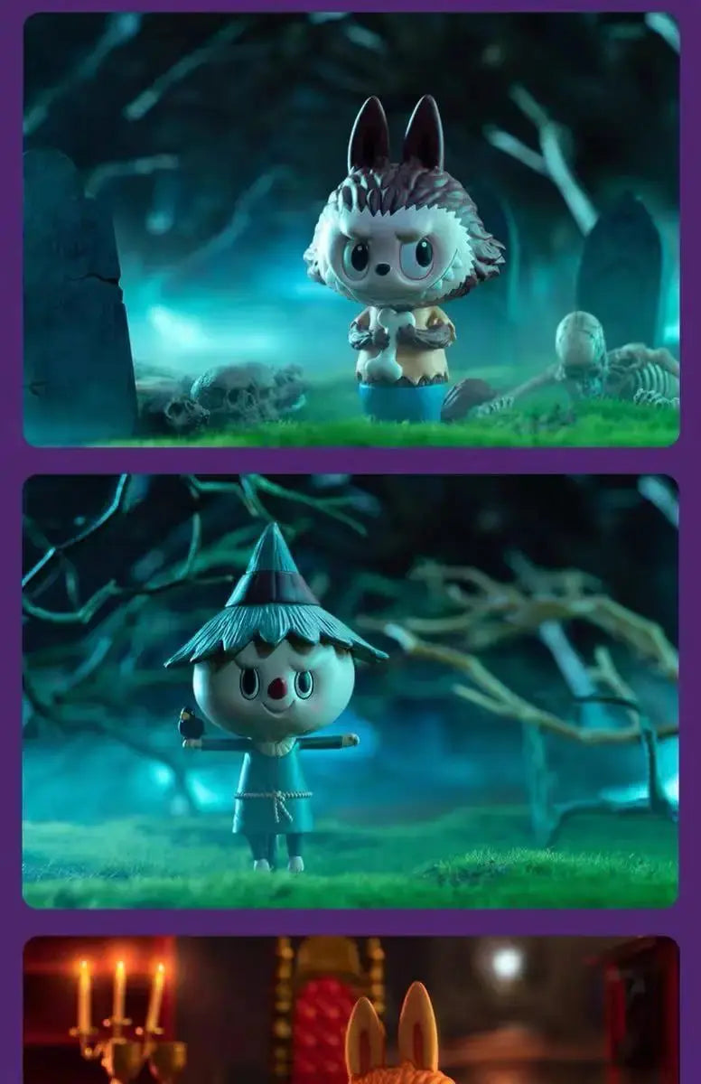 🎃 Figurine de Monstre Halloween Labubu – Boîte Mystère SiriuS