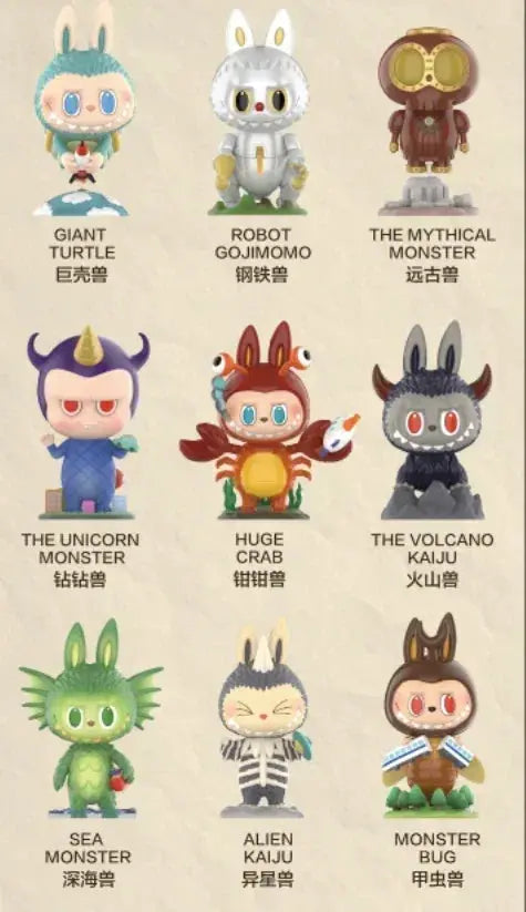 🦖 Labubu Kaiju Series – Boîte Mystère SiriuS