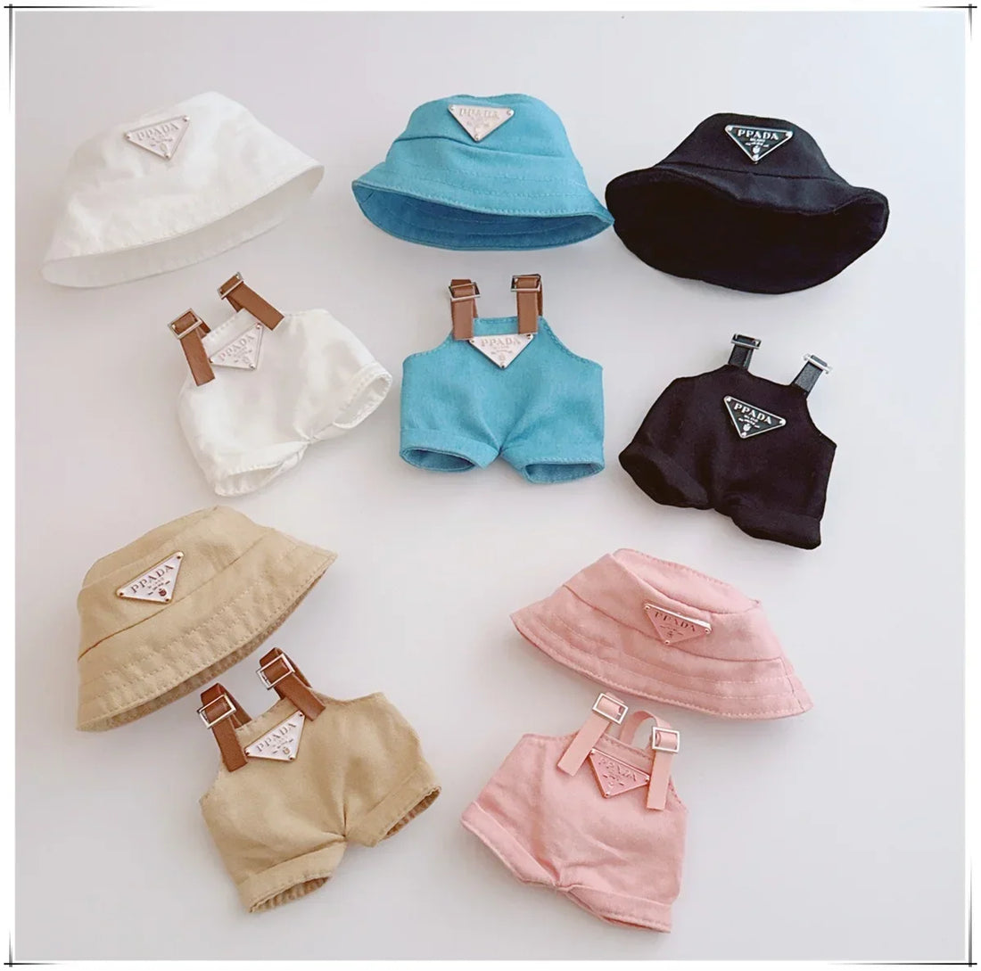 👗🧢 Vêtements Mini Poupée Labubu 17 cm – Tenue Complète avec Chapeau &amp; Chaussures - SiriuS