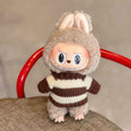 ✨ Ensemble de Vêtements en Peluche Miniature 17 cm LABUBU - Style Kpop