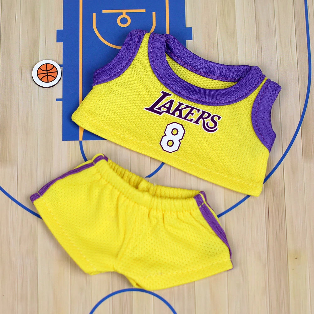 🏀 Tenue Basketball pour Mini Labubu 17 cm – Style Sportif &amp; Jeu d’Équipe - SiriuS