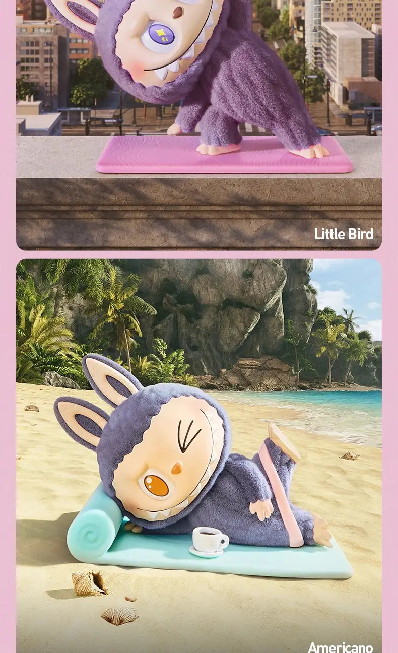 🧘♀️ LABUBU The Monsters – Série Yoga Paresseux SiriuS