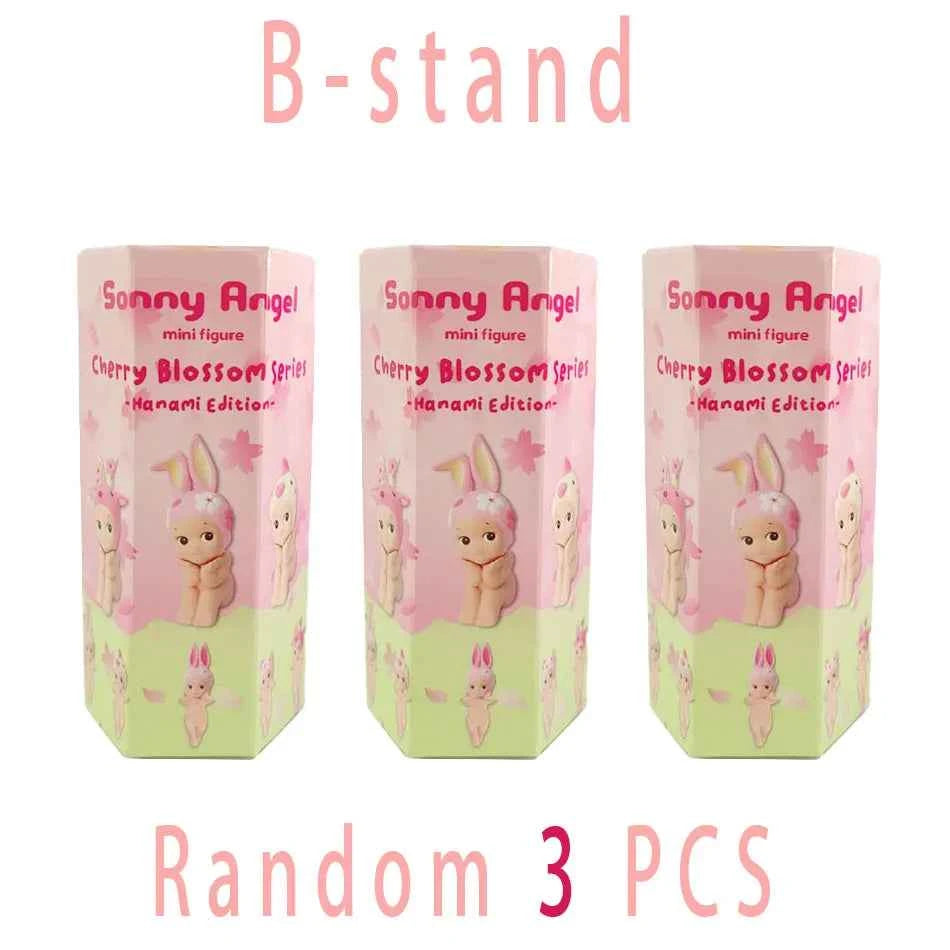 🌸 Figurine Mini Hippers LABUBU – Édition Cherry Blossom