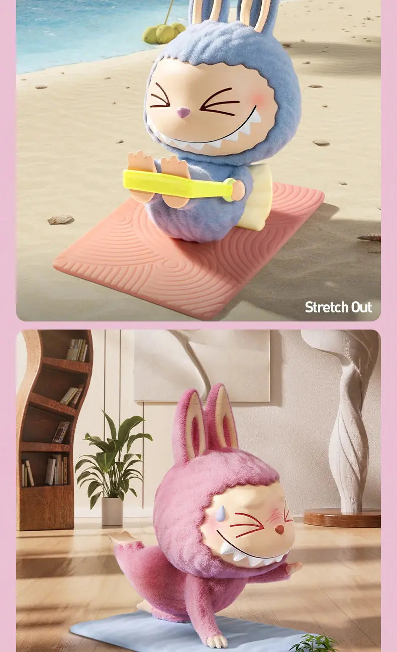 🧘♀️ LABUBU The Monsters – Série Yoga Paresseux SiriuS