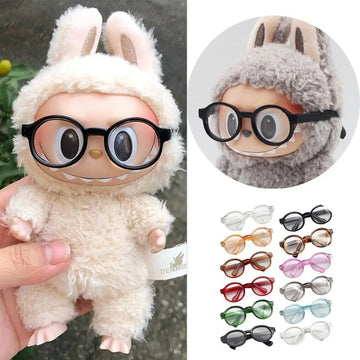 🤓 Lunettes Transparentes Labubu 6.5 cm – Le Détail qui Fait Briller vos Poupées - SiriuS