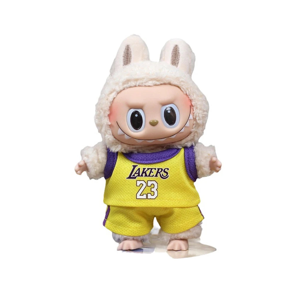 🏀 Tenue Basketball pour Mini Labubu 17 cm – Style Sportif &amp; Jeu d’Équipe - SiriuS