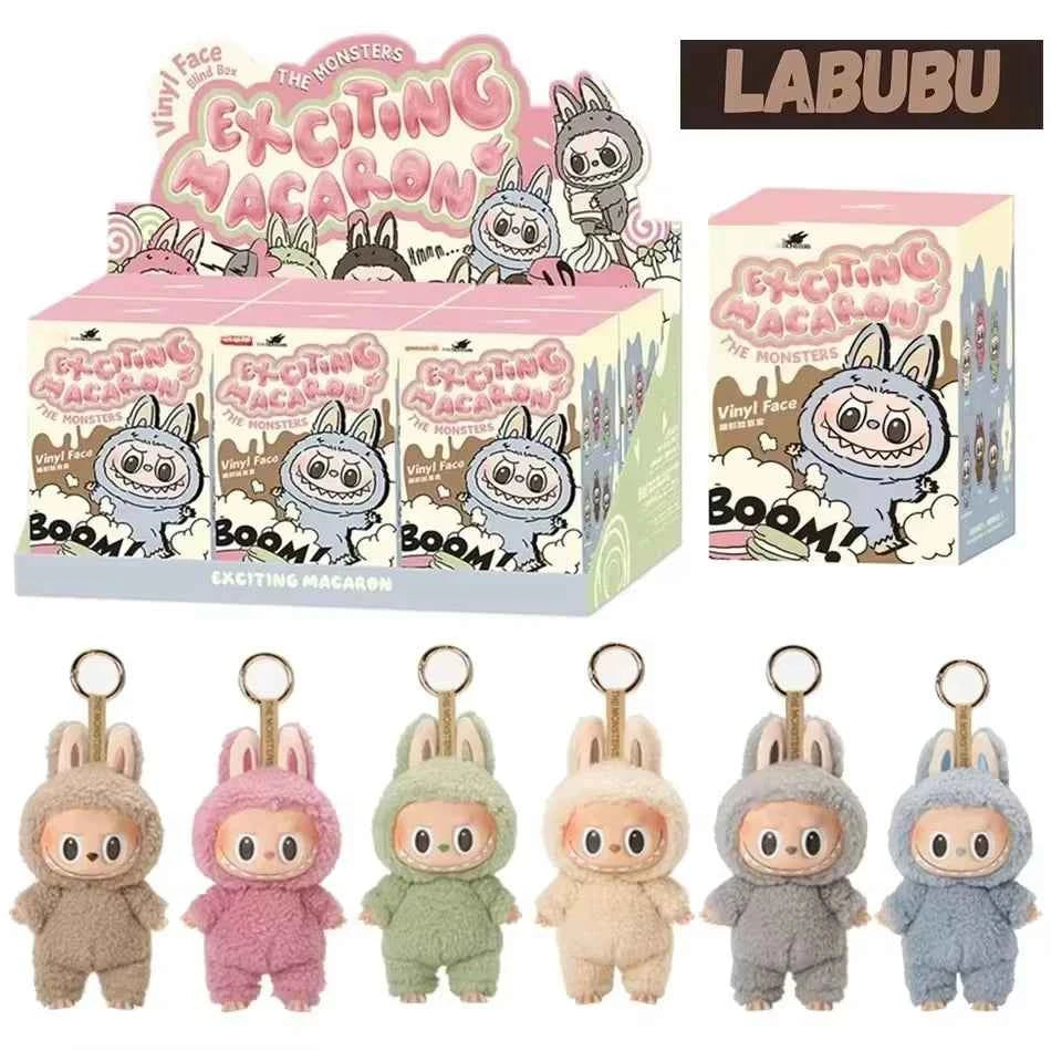 🎀 Pendentif Kawaii Labubu – Monstre Macaron en Boîte Surprise